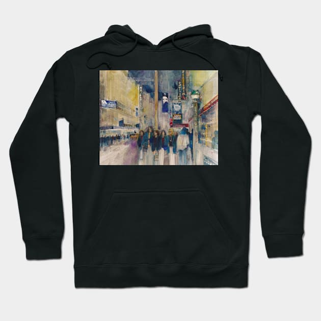 Phantom of the Opera New York Theatre District Hoodie by dfrdesign